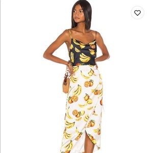 Revolve Song Of Style Cleo Midi Dress XS Multi $228